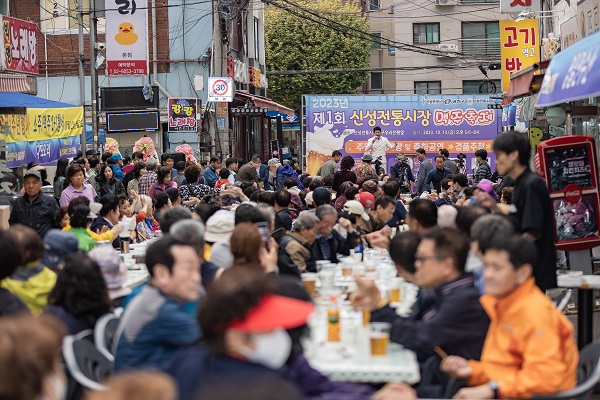 시원한 맥주 한 잔 광진구, 신성전통시장 ‘비어(Beer) 축제’ 후끈