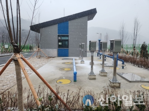 천안 광덕 원덕지구, 마을하수도 사용 개시