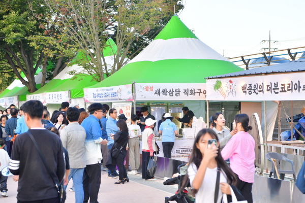 장성군, ‘새싹삼 치킨 바비큐’ 인기