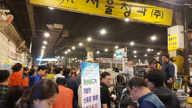 신품종 케이쓰리 멜론, 시장평가 합격