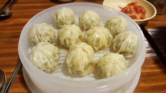 [후지니의 전국 팔도 맛집 탐방(9) 50년 전통의 명동교자(구 명동칼국수)] 고기고명과 완당처럼 보이는 만두 곁들인 칼국수