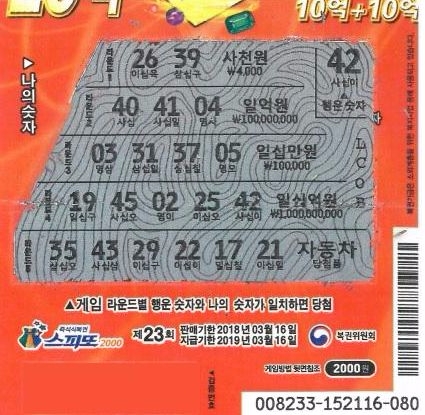 나눔로또 안 부러운 스피또 10억 10억 20억… 세븐일레븐 대박 행진