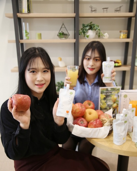 [포토] 현대그린푸드, ‘산들내음 착즙주스’ 선봬