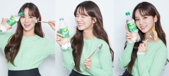 코카콜라 ‘스프라이트’, 표정 부자, 원조 먹방 혜리의 화보 공개