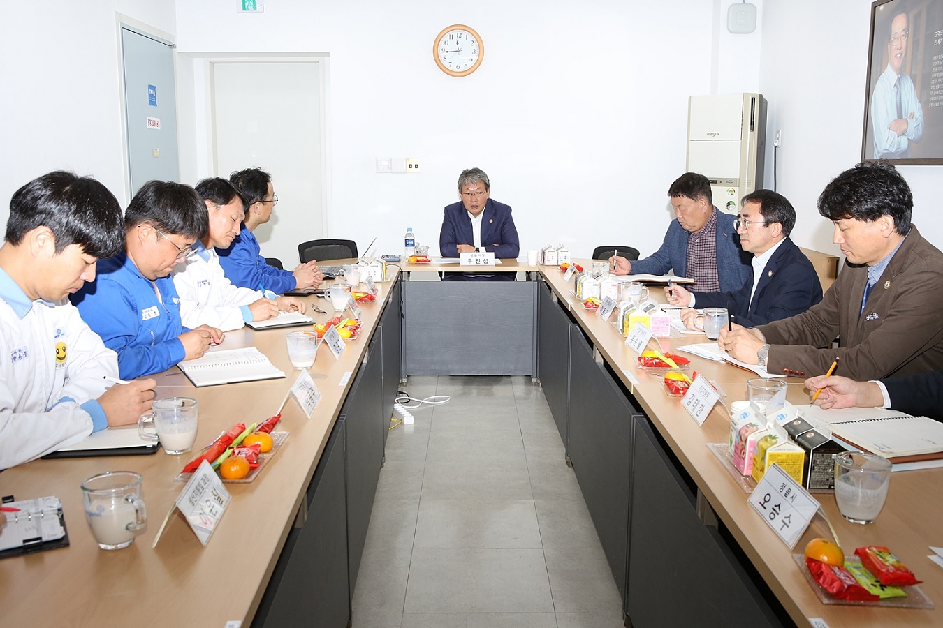 유진섭 시장, 동원F&B 정읍공장 방문 소통행정 강화