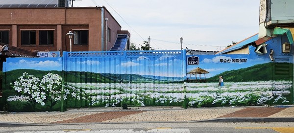 정읍시 고부면, 마을건물에 벽화 조성…소재지 주변 산뜻