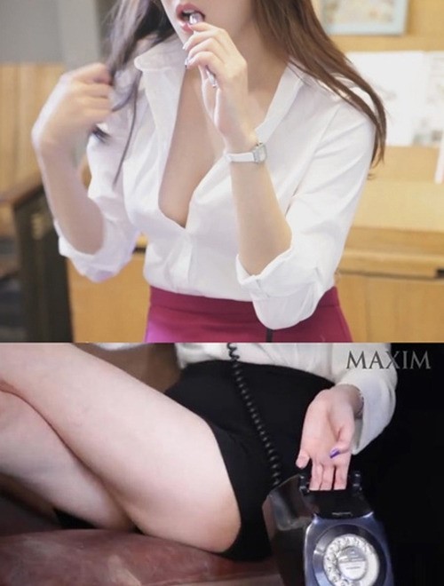 김태희 첫 섹시화보 촬영 남심 흔드는 섹시 오피스걸