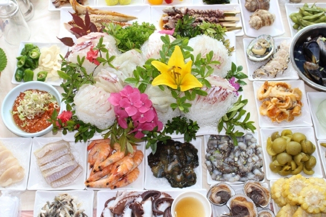 기본 17찬과 자연산회로 여수의 맛을 느낄 수 있는 여수맛집 연육교횟집
