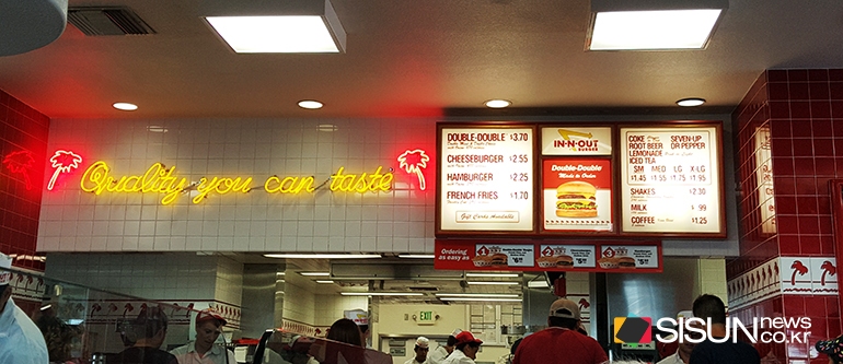 [SN여행] 미국 서부에서만 맛볼 수 있는 인앤아웃버거(In-N-Out Burger) [미국편]