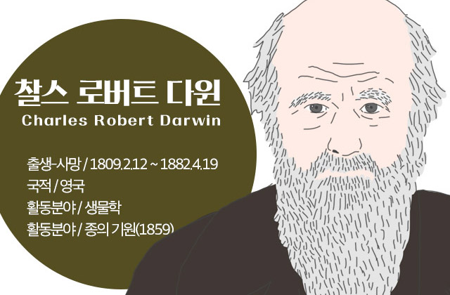 생명의 기원에 패러다임을 깬 진화론 찰스 다윈 [인포그래픽_세계 인물편]