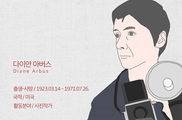 괴짜를 찍은 사진작가 다이안 아버스 [인포그래픽_세계인물편]