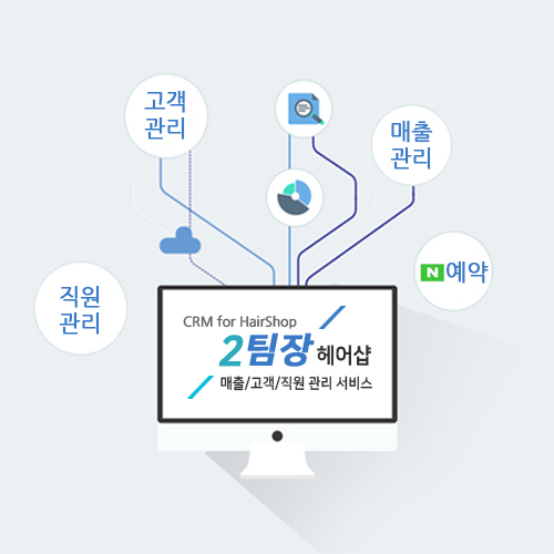 ERP솔루션 전문기업 시우이엔티, 미용실관리프로그램 2팀장헤어샵 출시