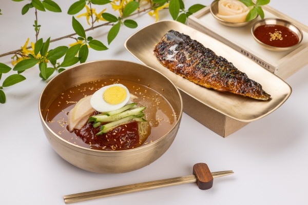 바로온쉐프, 진주 소고기 육전 냉면 모티브 사계냉면 출시