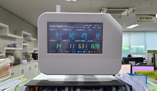 우수R&D기업 EHS기술연구소, 라돈쉴드에 이어 IoT 공기질센서 개발