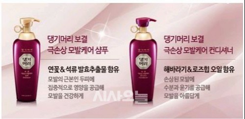 한방샴푸 댕기머리, 허위광고 논란 일파만파