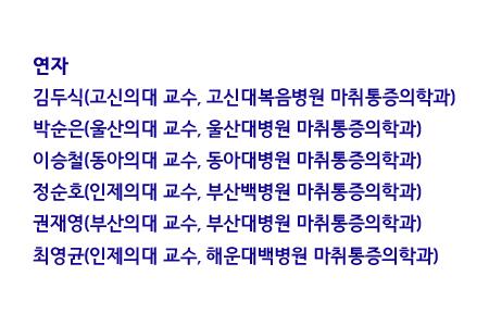 마취 및 통증 영역에서 Dexmedetomidine의 적용