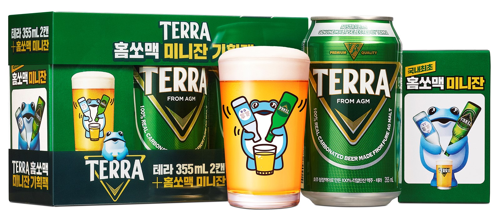 하이트진로, 추석 맞아 편의점서 홈쏘맥잔 기획팩 출시