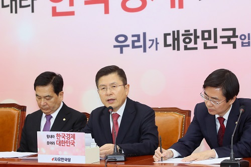 황교안, 비례대표 위한 미래한국당 놓고 야합세력 꼼수에 대응