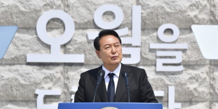 대통령실 "'5·18 원포인트 개헌'은 비리 정치인들의 국면전환용 꼼수"