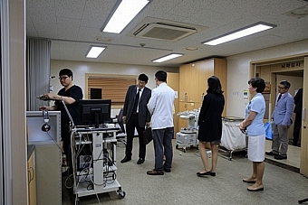 中 해남의학원, 전남대병원 방문