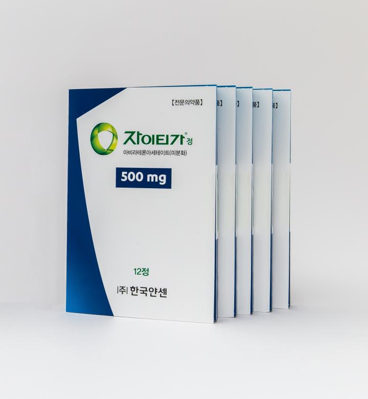 한국얀센 전이성 전립선암 치료제 자이티가 ③