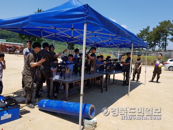 금천초, 50사단 청도대대 찾아 나라사랑 교육