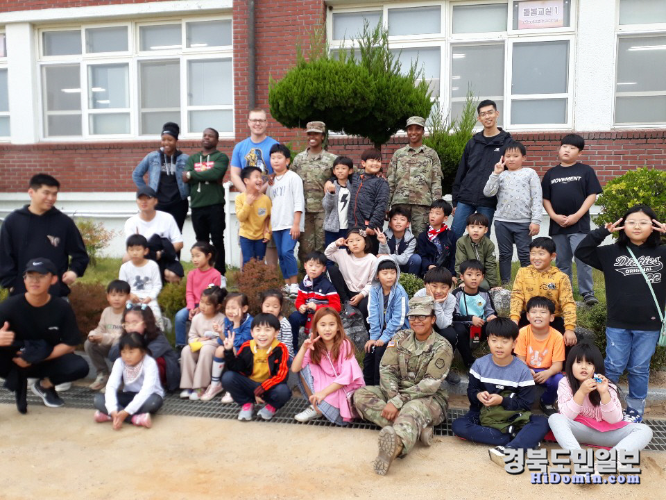 美498지원 대대, 왜관중앙초 돌봄 봉사
