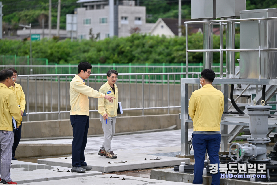 김광열 영덕군수, 장마 대비 배수시설 긴급 점검
