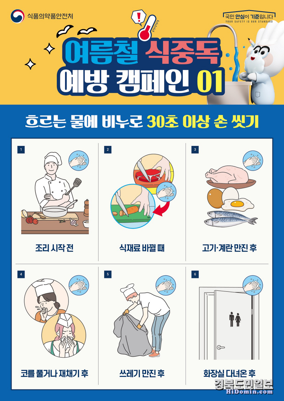 구미, 집단급식소 예방진단, 배달 및 계절 식품 음식점 특별 점검