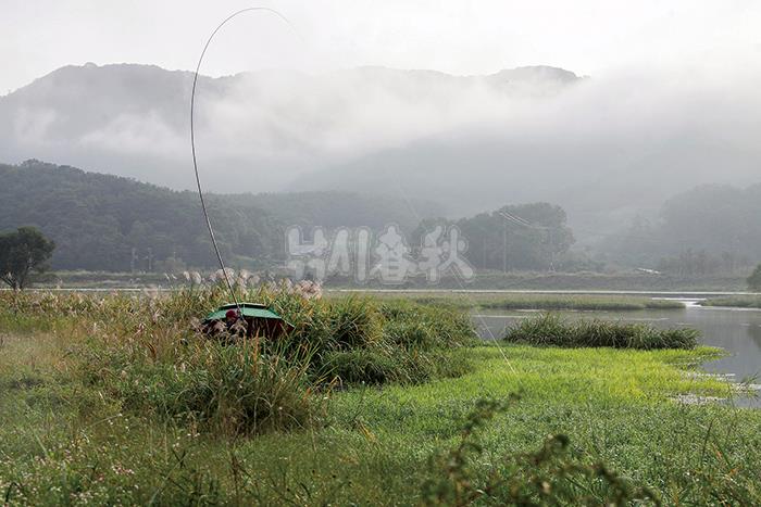 전남 광주 황룡강_풍월가든 앞에선 허리급이 턱걸이라고?