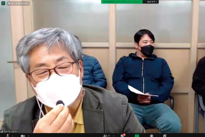 [행사] 2021 제이에스컴퍼니 송년의 밤_이동규, 남기성, 박정수, 정수민 우수 스탭 선정