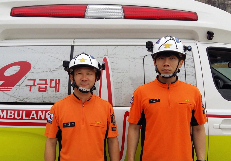 목포소방서 구급대원들 산모 출산 도와