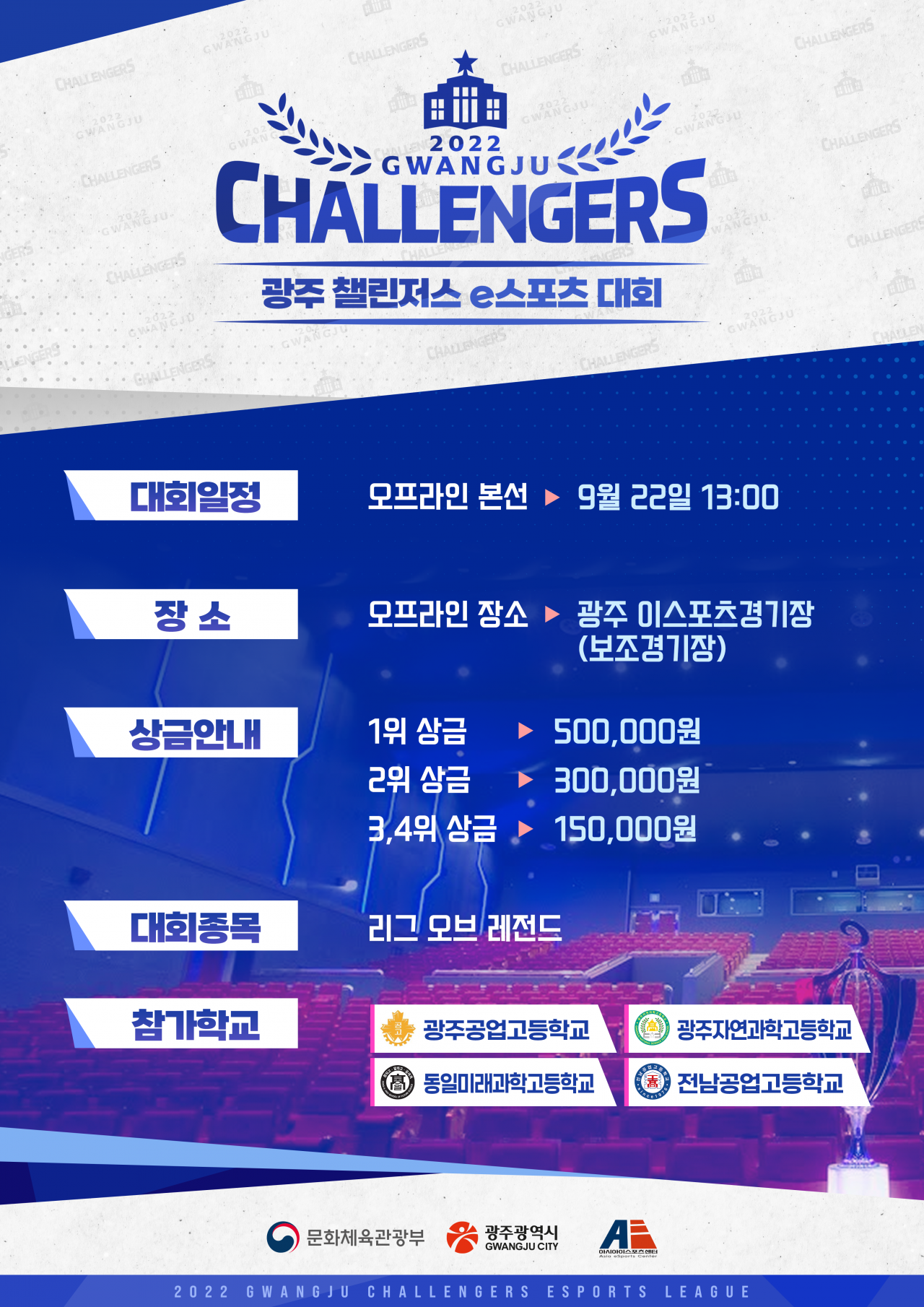 광주아시아e스포츠센터, 2022 Challnegers 이스포츠 대회 개최