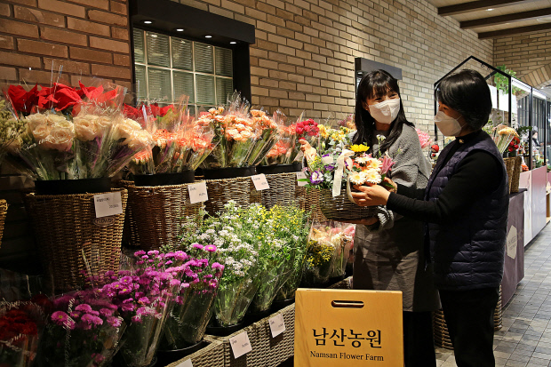 연말 향기로운 꽃 선물하세요