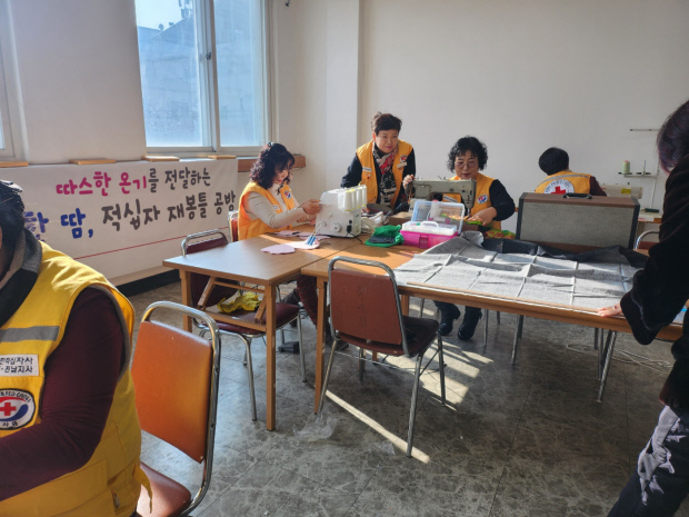 [전남일보]광주전남적십자사 한땀 재봉틀 공방 봉사활동
