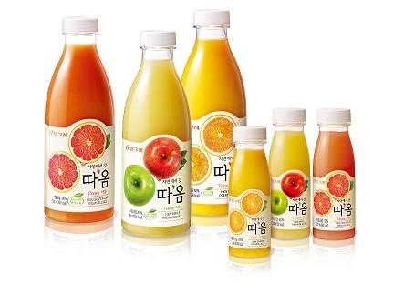 빙그레, 냉장주스 ‘따옴’ 월 150만병 팔려