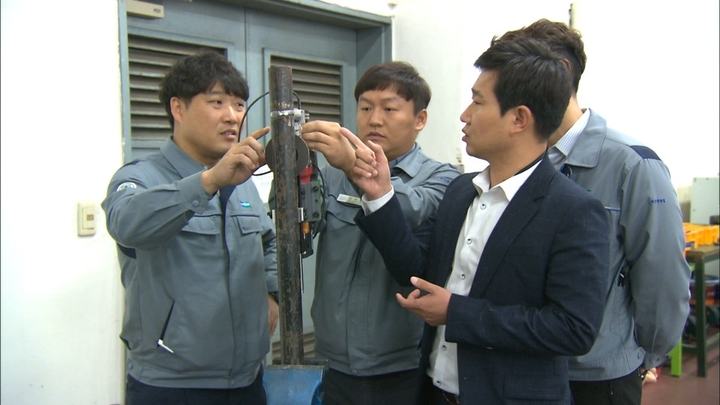 창원문성대-두산중공업, 그라인더경도 측정기 결합 신 장비 개발