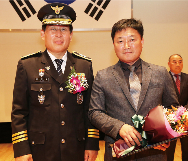(주)시온테크 김한철 대표, 경찰청장 감사장 받아
