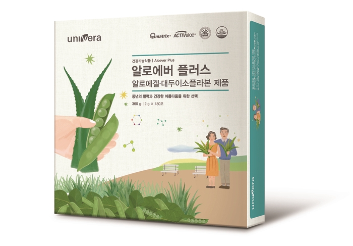 유니베라, 중년 건강기능식품 ‘알로에버 플러스’ 출시