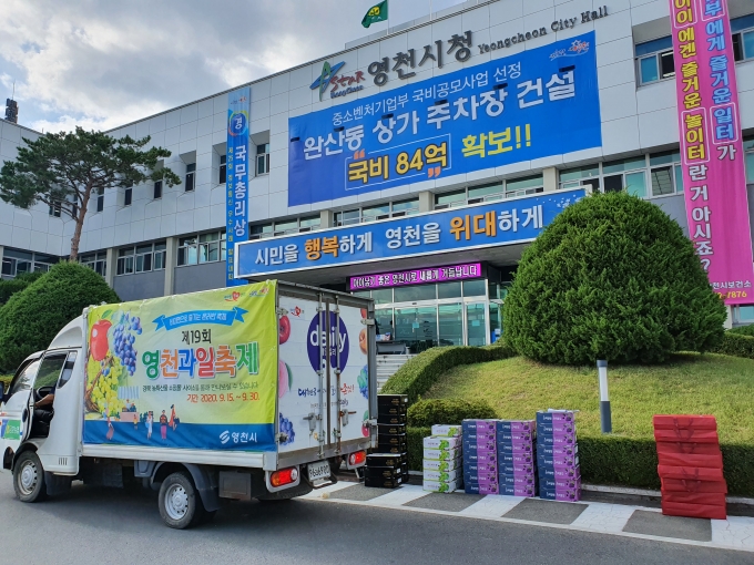 영천과일온라인축제, 새로운 도전에 호평..1억3천만원치 판매