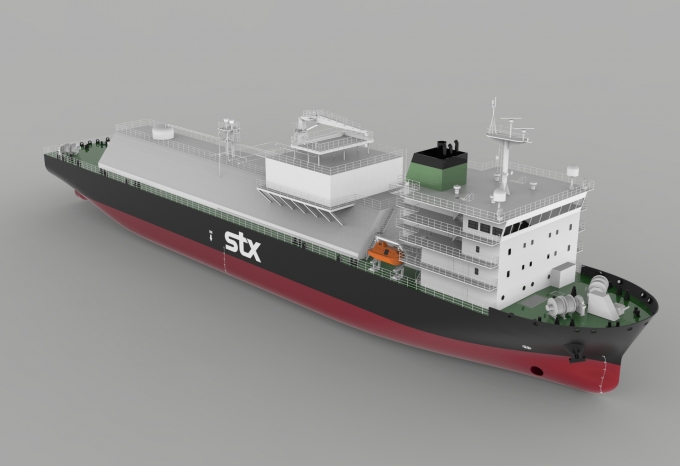 STX조선해양, 7500㎥급 LNG 벙커링선박 개발…중형선박설계사업단과 공동