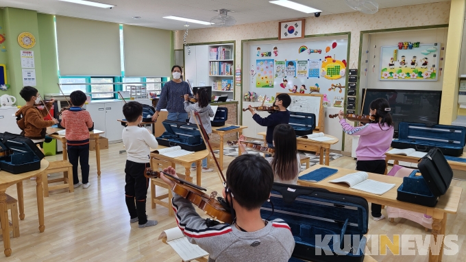 포스코건설, 지역사회 초등돌봄 음악교실 운영