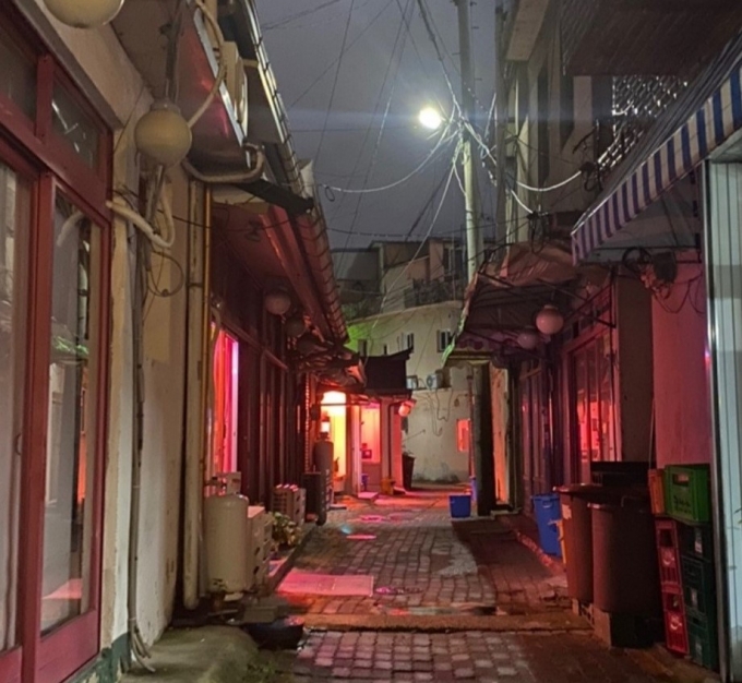 포항 집창촌, 옛 포항역 지구 도시개발사업 걸림돌