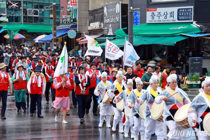 태백시,영월~삼척 고속도로 예타 통과 기원 국토순례 동참