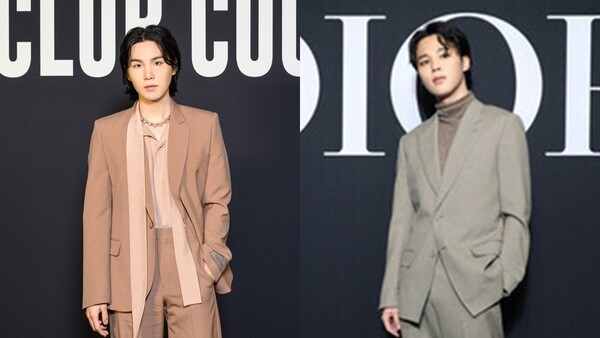 슈가의 발렌티노, 지민의 디올 명품 브랜드 앰버서더로 선정된 BTS 멤버들이 파리 패션위크에서 월클을 입증했다