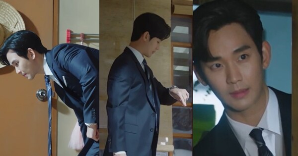 용두리서 출근하는 백현우(김수현)의 2분 모닝 루틴: 어떻게 대사 하나 없이 사람을 이렇게 홀릴 수 있나 싶다(눈물의 여왕)