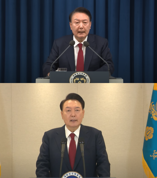계엄 당시와 대국민 담화 모습 묘하게 다른 윤 대통령: 틀린 부분 알고 나니 험한 말 나온다