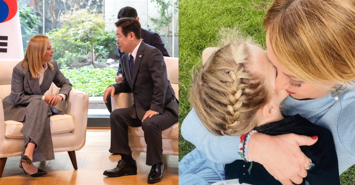 이재명 대통령 국빈 초청한 이탈리아 총리 멜로니, "딸이 9살인데…" 정상회담 중 고백한 속사정(?)에 도파민 폭발이다