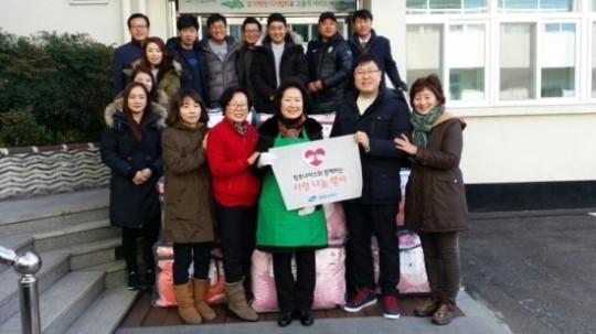 순천 청호나이스, 따뜻한 이불 전달 이웃사랑훈훈