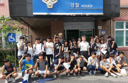 남양주署, 진접파출소 중학생 대상 직업체험! 큰 호평